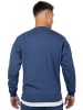 Reichstadt Herren Regular Fit Pullover Logo-Stitching in Dark Blue