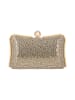 faina Women Clutch in Gold