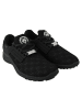 Plein Sport Schwarz Polyester Runner Beth Sneaker Schuhe