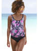 Buffalo Oversize-Tankini in marine-pink