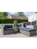 ebuy24 Loungeset Rosino Grau 158 x 190 cm