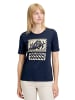 Betty Barclay Basic Shirt mit Placement in Patch Dark Blue/Beige