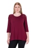 Ulla Popken Longsleeve in dunkel kirschrot