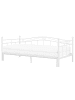 Beliani Tagesbett TULLE in Weiß - (W) 92 x (H) 86 x (L) 209 cm