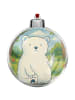 Mr. & Mrs. Panda christbaumkugel Eisbär Faul Design ohne Spruch in Weiß