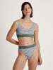 Calida Bustier in laurel green print