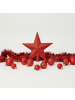 Atmosphera Créateur d'intérieur Christbaumschmuck-Set, 44-teilig in Rot, (B) 12,5 x (H) 21,5 x (L) 24 cm