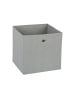 relaxdays 2x Aufbewahrungsbox in Grau - (B)30 x (H)30 x (T)30 cm