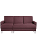 58 aufm Kessel FUNKTIONSSOFA mit Hocker Katryna Flachgewebe burgund