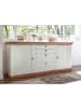 Furn.Design Sideboard weiß Pinie, Eiche Wotan 210 cm, Anrichte im Landhaus-Stil