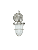 Licht-Erlebnisse Außen Wandlampe (B)11.5 x (H)25 cm in Nickel matt