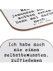 Mr. & Mrs. Panda Tassen-Untersetzer Spruch Mobbing bewältigen mi... in Weiß