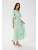 Kaffe Kleid KAlorinda Regular fit in Green Watercolor Print