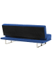 Beliani 2-Sitzer Sofa YORK in Blau/Silber - (W) 190 x (H) 81 x (L) 87 cm