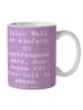 Mr. & Mrs. Panda Tasse mit Motiv Spruch Polo Spaß mit Spruch in Lavendeltraum
