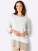 creation L Modal-Baumwoll-Longpullover in ecru-beige