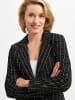 comma Blazer in schwarz weiß