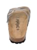 Palado Pantoletten Cruisi Premium Leather in Bronze Metallic