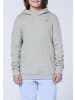 Polo Sylt Hoodie mit Label-Stitching in Grau