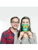 Mr. & Mrs. Panda Wanddeko Schildkröten Paar Design mit Spruch in Weiß