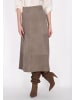 DreiMaster Women Skirt in taupe grey