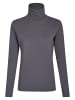 Salzhaut Rollkragenshirt für Damen in graphite