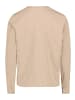 BETTY & CO Casual-Shirt mit Rundhalsausschnitt in Taupe Melange