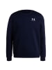 Under Armour Sweatshirt Essential Fleece Crew in dunkelblau / weiß