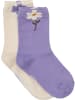 Minymo Kinder Socken "Socks with 3D Effect (2-Pack)" in Lila