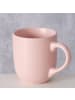 Boltze Keramik Becher Pastell in hellrosa