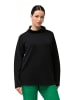 Ulla Popken Sweatshirt in schwarz