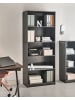 Beliani Bücherregal ZEHNA in Schwarz - (W) 80 x (H) 195 x (L) 40 cm