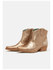 Felmini Stiefelette in Gold-Braun