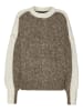 Vero Moda Strickpullover in Silver Mink