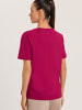 Hanro T-Shirt Natural Shirt 1er-Pack in intense garnet