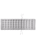 Beliani Auflagen CESANA PREMIUM in Grau - (W) 56 x (H) 5 x (L) 192 cm