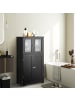 COSTWAY Badezimmerschrank in Schwarz