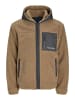 Jack & Jones Teddyfell Jacke in Tigers Eye