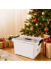 relaxdays Weihnachtskugel Aufbewahrungsbox in Transparent - (B)51 x (H)24,5 x (T)38,5 cm