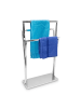 relaxdays Handtuchständer in Silber - (B)50 x (H)86 x (T)20 cm