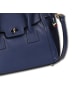 Florence Florence Handtasche Leder jeansblau ca. 30cm