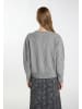 DreiMaster Damen Strickpullover in Grau Melange