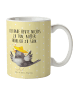 Mr. & Mrs. Panda Kindertasse Rabe Sombrero mit Spruch in Gelb Pastell