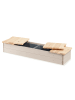 Pinolino Sandkasten Hedda, beige/natur, 114 x 32 x 19 cm