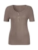 LASCANA T-Shirt in taupe