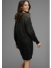 Laura Scott Strickkleid in schwarz-goldfarben