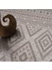 KADIMA DESIGN Teppich Kurzflor Rauten Wohnzimmer in Beige