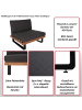 MCW Lounge-Sessel H54, Hellbraun, Polster cremeweiß