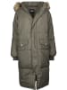 Urban Classics Winter Jacket in darkolive/beige