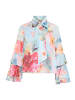 Vera Mont Chiffonbluse mit Volant in Blue/Rosé